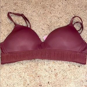 PINK Burgundy bra